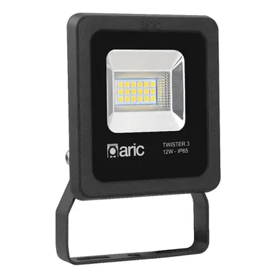 Projecteur Extérieur Twister 3 LED 12W 3000K Noir - ARIC