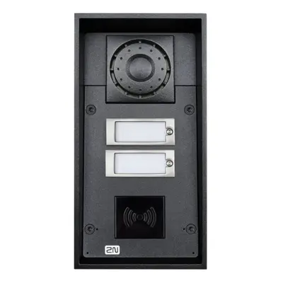 Interphone vidéo IP Force 2 boutons lecteur RFID - 9151102RW - 2N