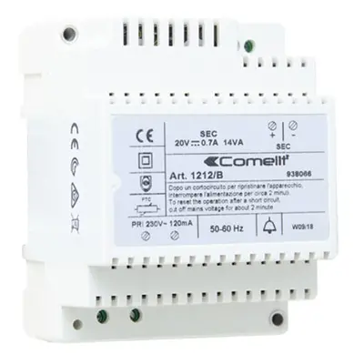 Alimentation 230V CA / 20 VCC / 14VA 1212/B - Comelit