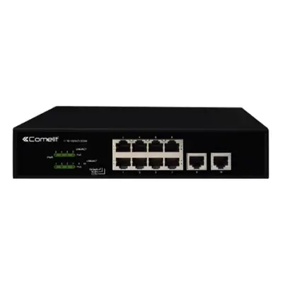 POE switch, 8 ports + 2GE Uplink Gbit - Comelit