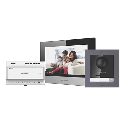 Kit interphone vidéo IP 2 fils - Hikvision