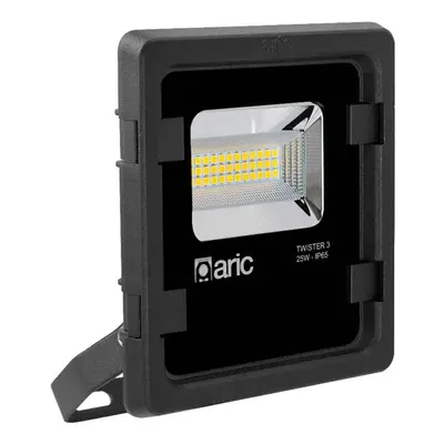 Projecteur Extérieur Twister 3 LED 25W 3000K Noir - ARIC