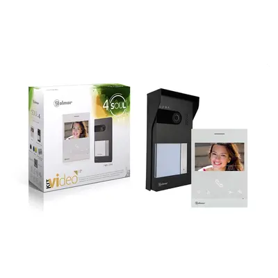 Kit complet interphone vidéo 1 appel Light SOUL avec moniteur ART 4 LITE - Golmar