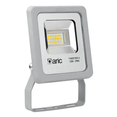 Projecteur Extérieur Twister 3 LED 12W 3000K Gris - ARIC