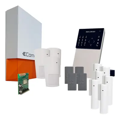 Alarme maison connectée Secur Hub IP + Module GSM 2G - Kit 4 - Comelit