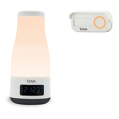 Sonnette sans fil MOOD avec enceinte Bluetooth et lampe intégrée - Extel