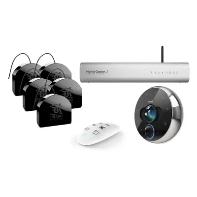 Pack pilotage des ouvrants avec Box Home Center 2 (Grise) et interphone IP - Domotique Fibaro