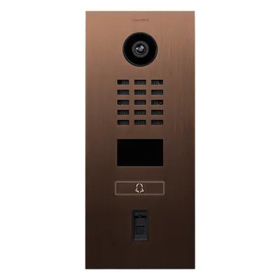 Portier vidéo IP 1 sonnette avec lecteur d'empreinte - Doorbird D2101FV Fingerprint 50 Bronze