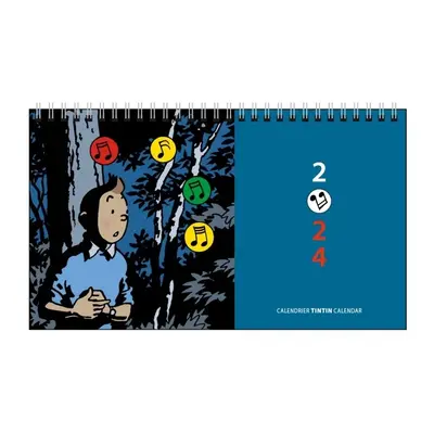 Calendrier à poser Tintin 2024