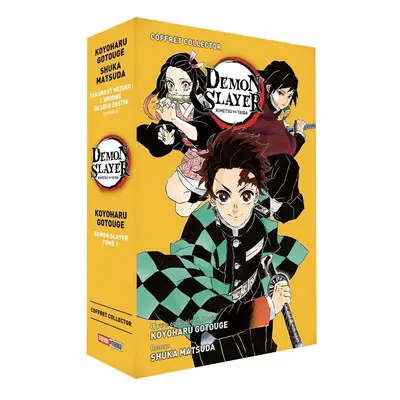 Demon slayer - coffret tome 1 + Roman Tanjiro & Nezuko l'origine de leur destin