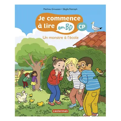 Je commence à lire en BD : CP - Un monstre à l'école