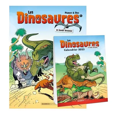 Les dinosaures en BD tome 1 + calendrier 2023