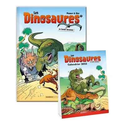 Les Dinosaures en BD tome 1 + calendrier 2025 offert