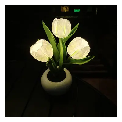 Lampe Tulipe De Chevet | Design - Luminaire Tulipe - Blanc