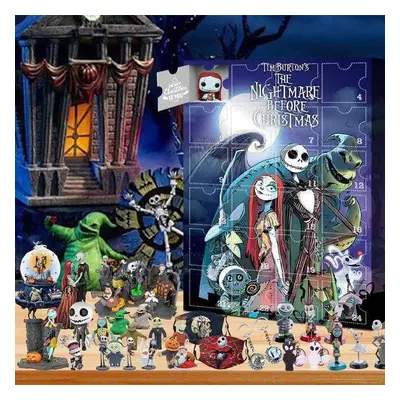 Calendrier De l'Avent Halloween Horreur | Fete D'Halloween - Bleu