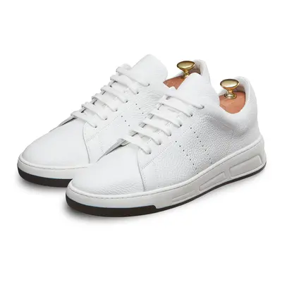 Sneakers Oriz 601 cuir grainé / Blanc