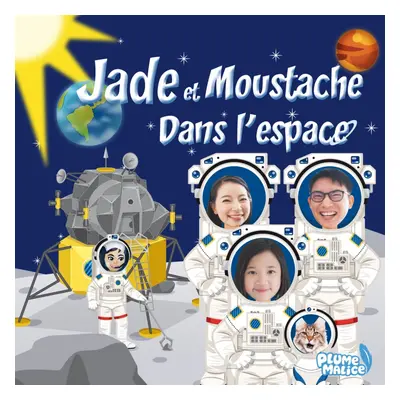 Livre enfant personnalisé - L'espace version famille - Avec photo et prénom