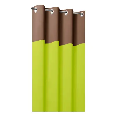 Rideaux Occultants Bicolores Chocolat & Vert Anis