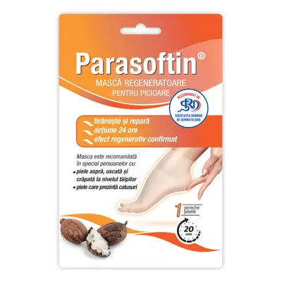 Parasoftin masque régénérant pour les pieds, 1 paire, Zdrovit