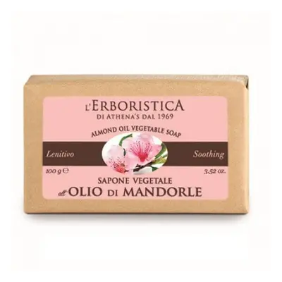 Savon végétal à l'huile d'amande, 100g, L'Erboristica