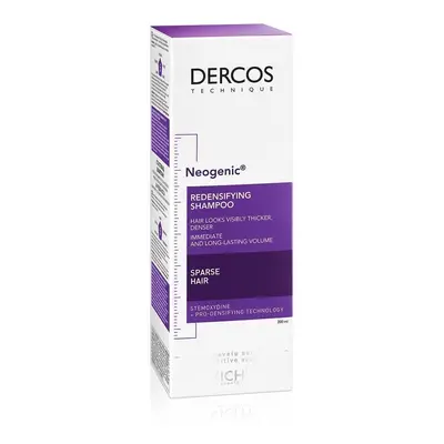 Vichy Dercos Shampooing Redensifiant avec Stemoxidine Néogène, 200 ml