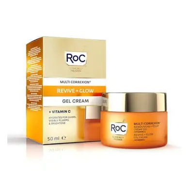 Multi Correxion Revive + Glow Face Cream-Gel with Vitamin C, 50 ml, Roc