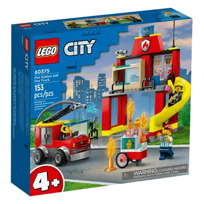 Camion de pompiers et remorque Lego City, 4 ans et +, 60375, Lego