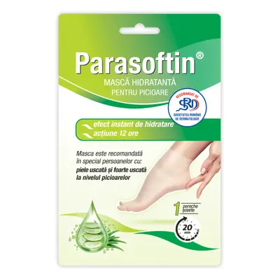 Parasoftin masque hydratant pour les pieds, 1 paire, Zdrovit