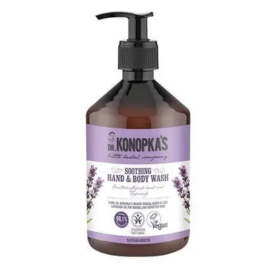 Savon liquide apaisant pour les mains et le corps, 500 ml, Dr. Konopkas