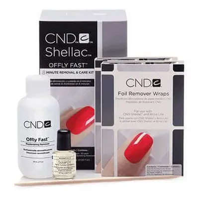 CND Offly Fast dissolvant professionnel pour vernis à ongles semi-permanent et hebdomadaire 222 