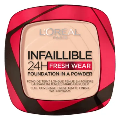 Loreal Paris Infaillible 24H Fresh Wear Poudre Compacte 180 Rose Sand, 9 g