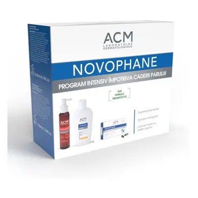 Package Novophane Shampoing énergisant & Lotion anti-chute & Gélules, Acm