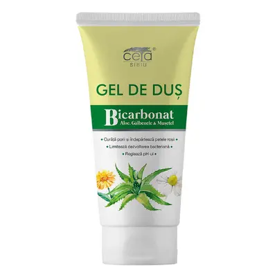 Gel douche au bicarbonate, aloès, souci et camomille, 200 ml, Ceta Sibiu