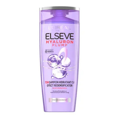 Shampooing hydratant pour cheveux déshydratés Hyaluron Plump, 250 ml, Elseve