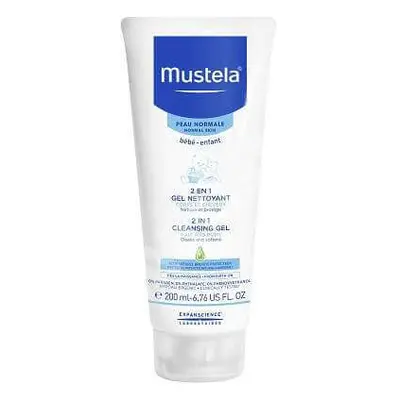 Gel nettoyant 2 en 1 pour les cheveux et le corps, 200 ml, Mustela