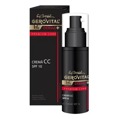 Gerovital H3 Derma+ Premium Care CC Cream SPF 10, 30 ml, Farmec