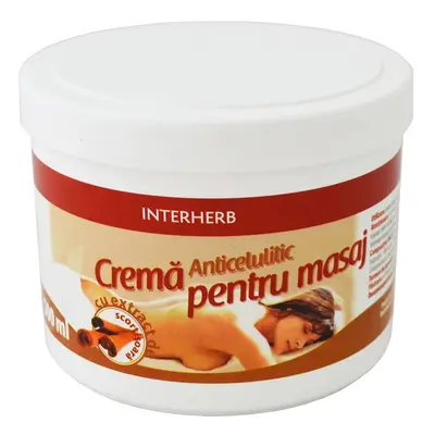 Crème de massage anti-cellulite à la cannelle Interherb, 500ml, Interherb