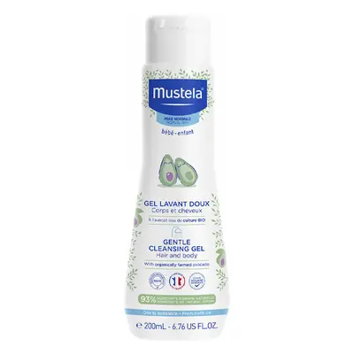 Gel nettoyant pour le corps et les cheveux, 200 ml, Mustela