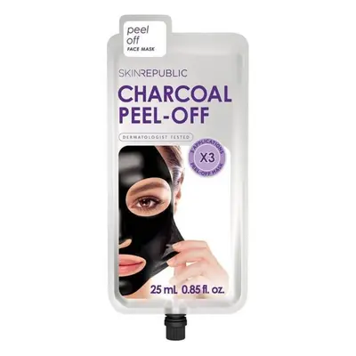 Skin Republic Masque Peel-Off au charbon de bois x 25ml