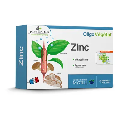 Zinc, 20 ampoules, 3 Chênes