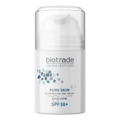 Biotrade Pure Skin Crème de jour éclaircissante avec Niacinamide et Acide Hyaluronique SPF 50, 5