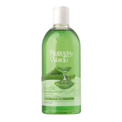 Gel douche Bottega Verde avec 90% d'extrait de jus d'Aloe Vera bio 200ml