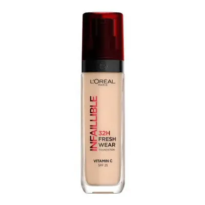 Infaillible 32H Fresh Wear Fond de teint résistant au transfert, 135 Light-Medium, 30 ml, Loreal