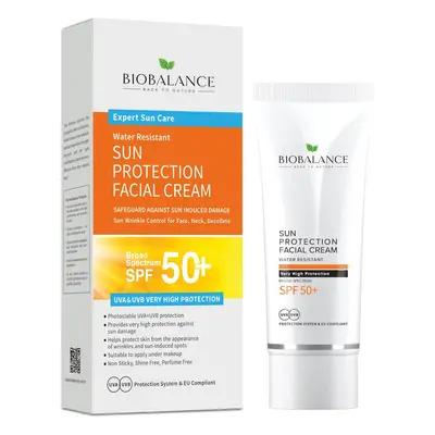 Crème pour le visage avec protection solaire SPF50+, 75 ml, Bio Balance