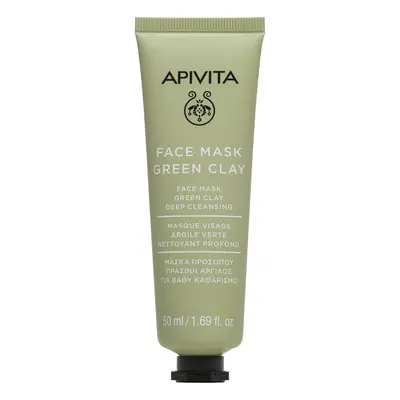 Masque de soin profond à l'argile verte, 50 ml, Apivita