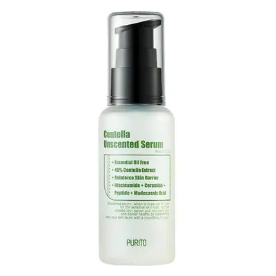 Centella Sérum pour le visage non parfumé, 60 ml, Purito