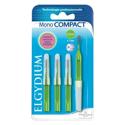 Brosses interdentaires Mono Compact Green, 4 pièces, Elgydium