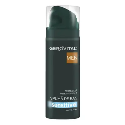 Gerovital Men Mousse à raser sensible, 200 ml, Farmec