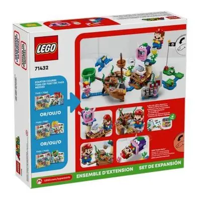 Jeu d'expansion de l'épave engloutie de Dorrie, 7 ans et +, 71432, Lego Super Mario