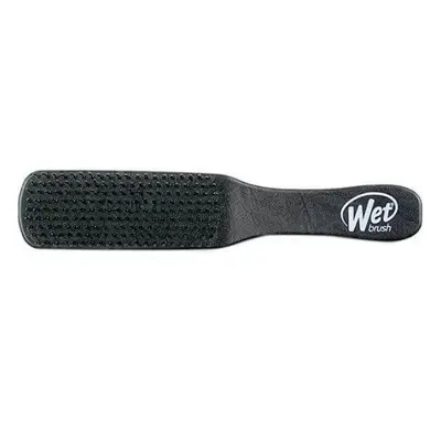 Brosse à cheveux pour hommes Cuir noir, brosse humide